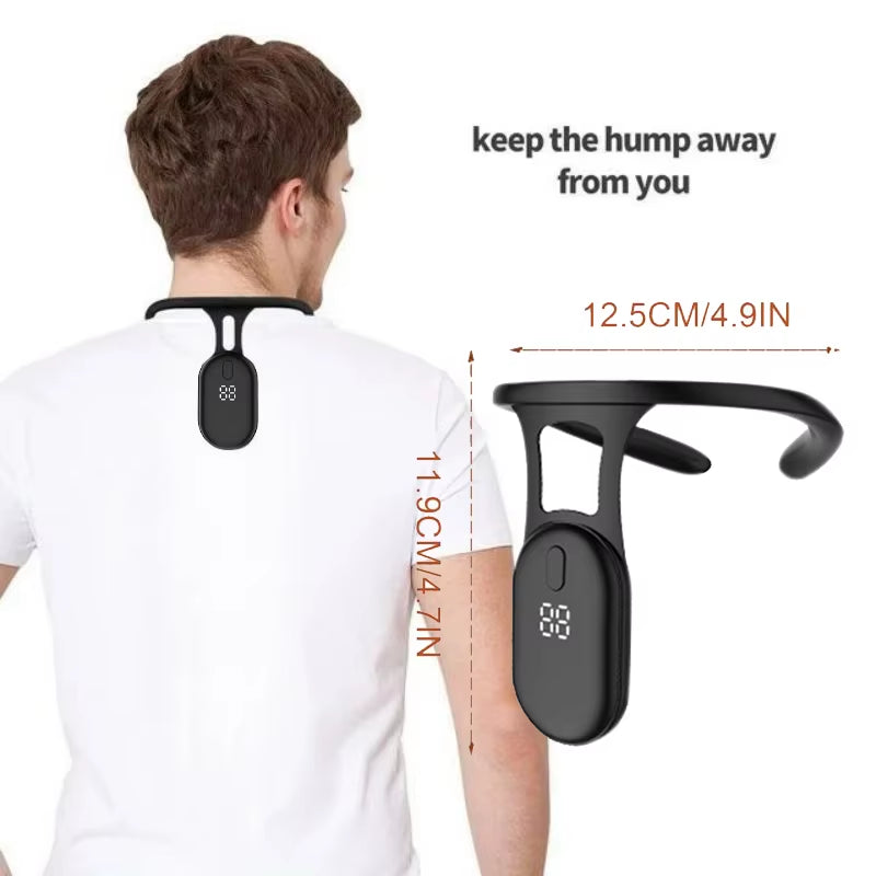 Smart Posture Corrector with Micro Vibration Feedback and Reminder Sensor for Adults and Children