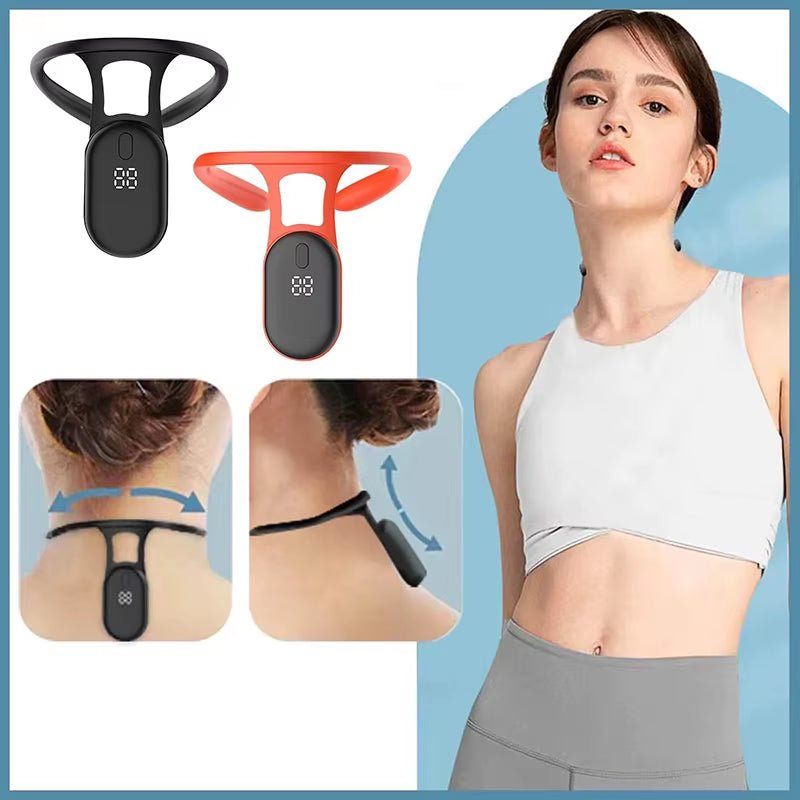 Smart Posture Corrector with Micro Vibration Feedback and Reminder Sensor for Adults and Children